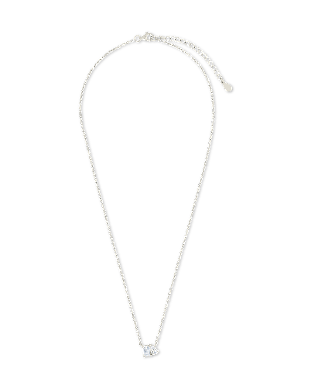 Sterling Silver Guinevere CZ Necklace