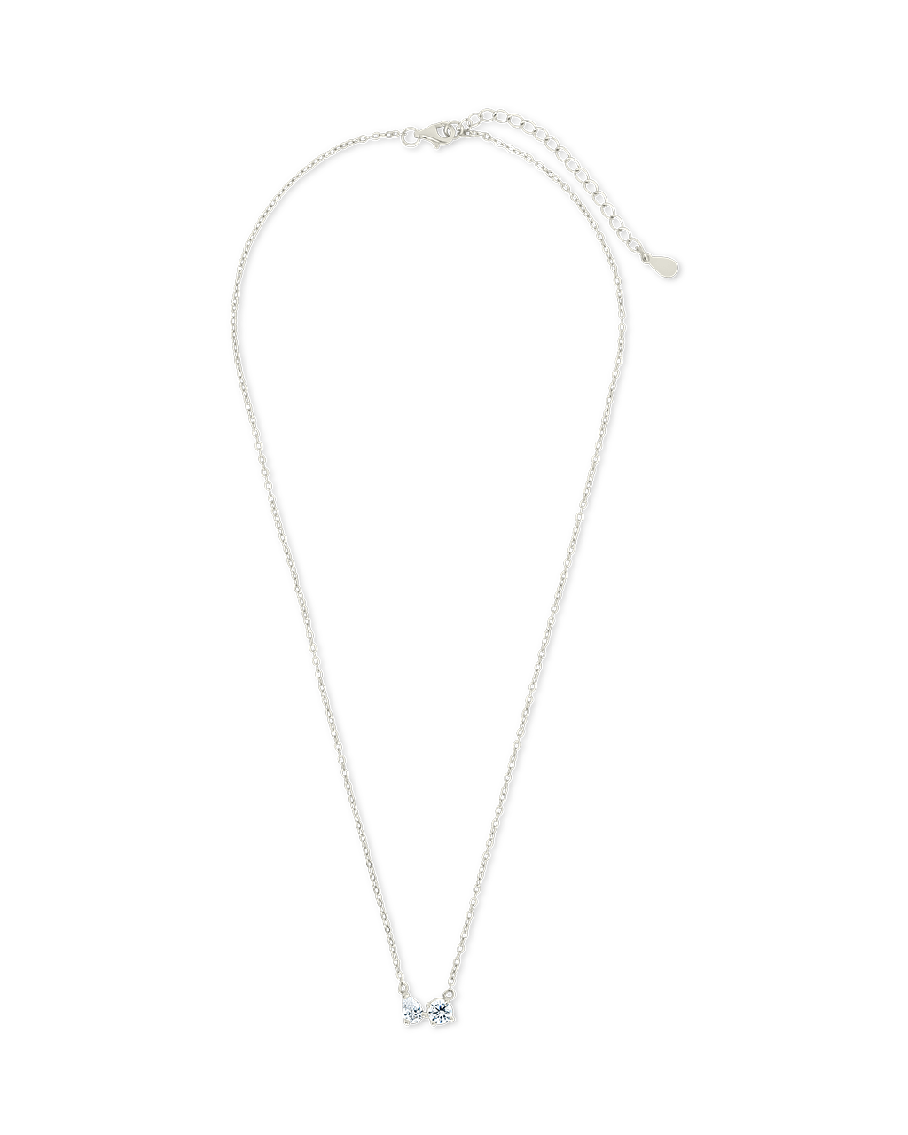 Sterling Silver Carolyn CZ Necklace