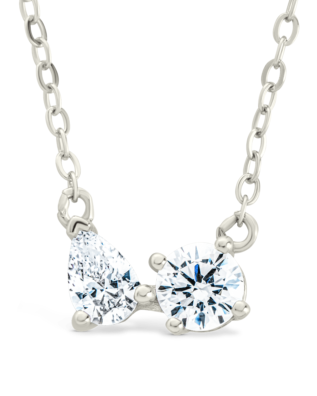 Sterling Silver Carolyn CZ Necklace