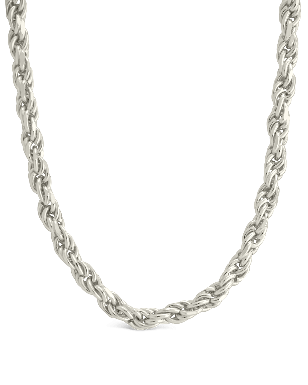 Sterling Silver Belen Dainty Rope Chain Necklace