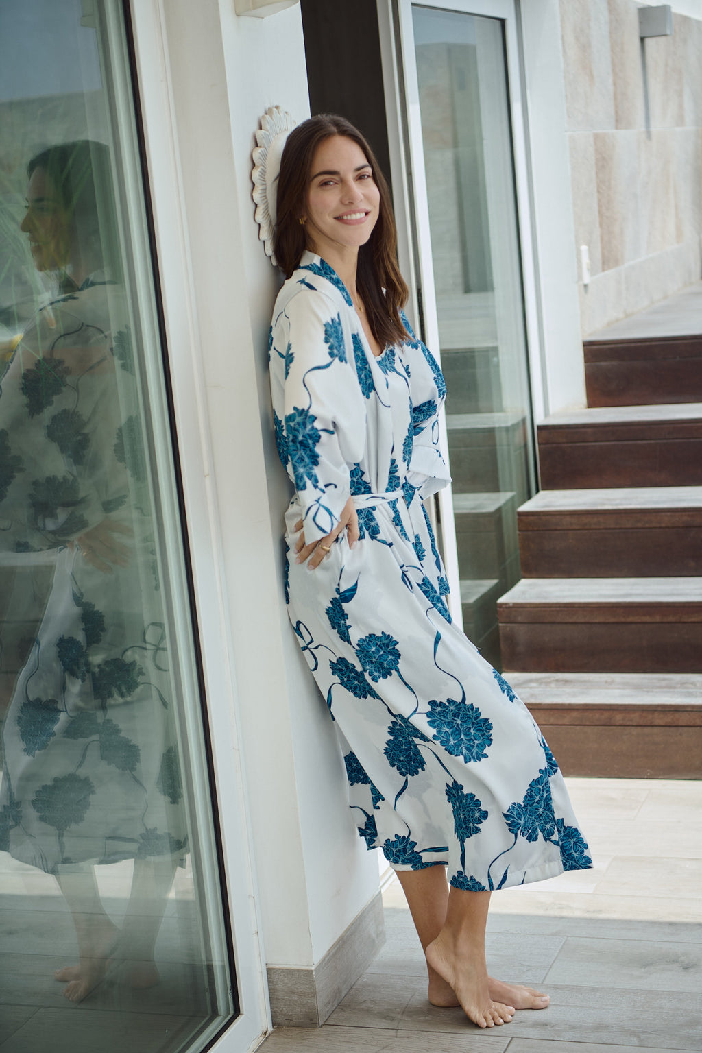 Washable Silk Kimono - Blossom