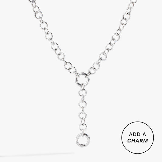 Versatile Trio-Way Stainless Chain Necklace - Silver/Gold Finish