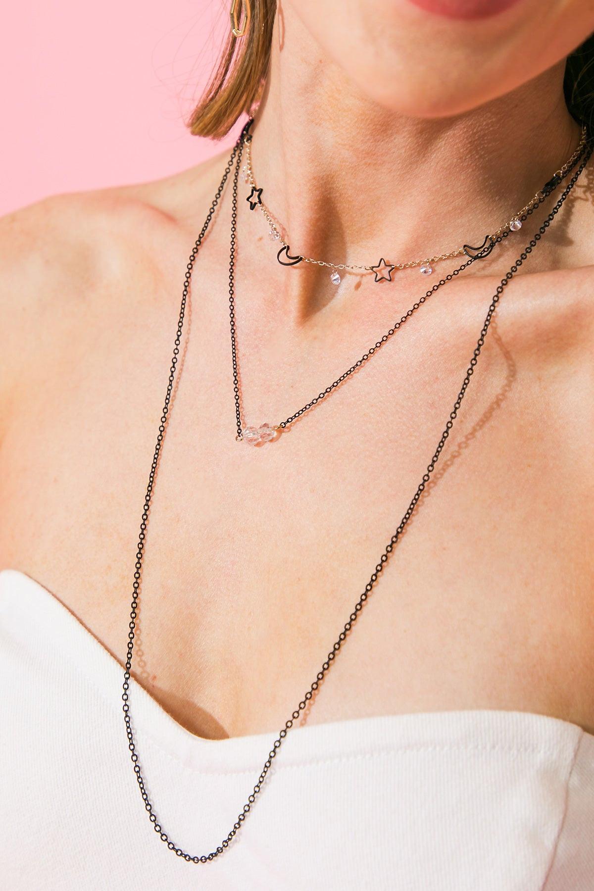 Its Like Thunder Layered Necklace