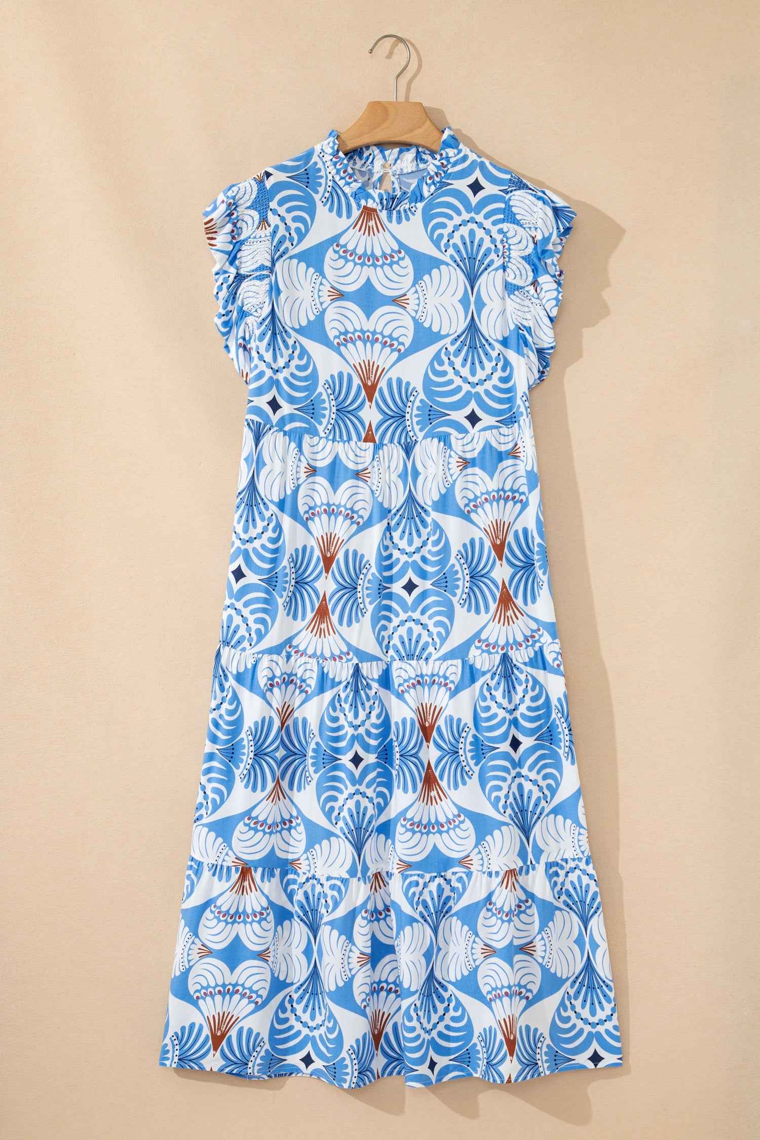 Whitley Sleeve Vacation Long Dress