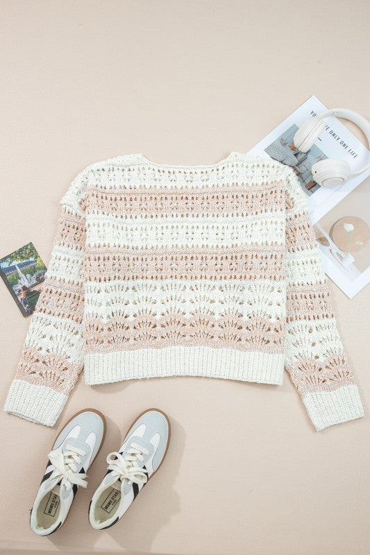 Zararita Drop Shoulder Casual Sweater