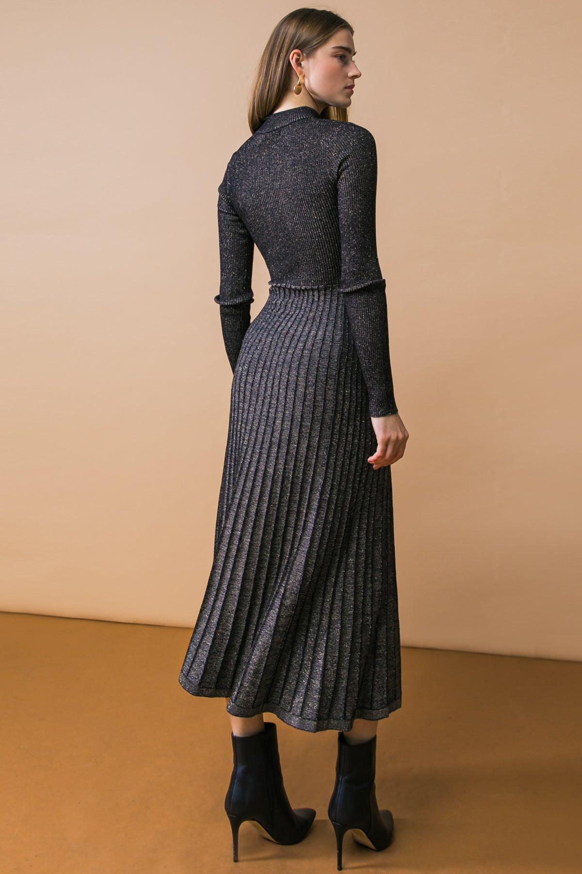 Stay Coze Sweater Mini Dress