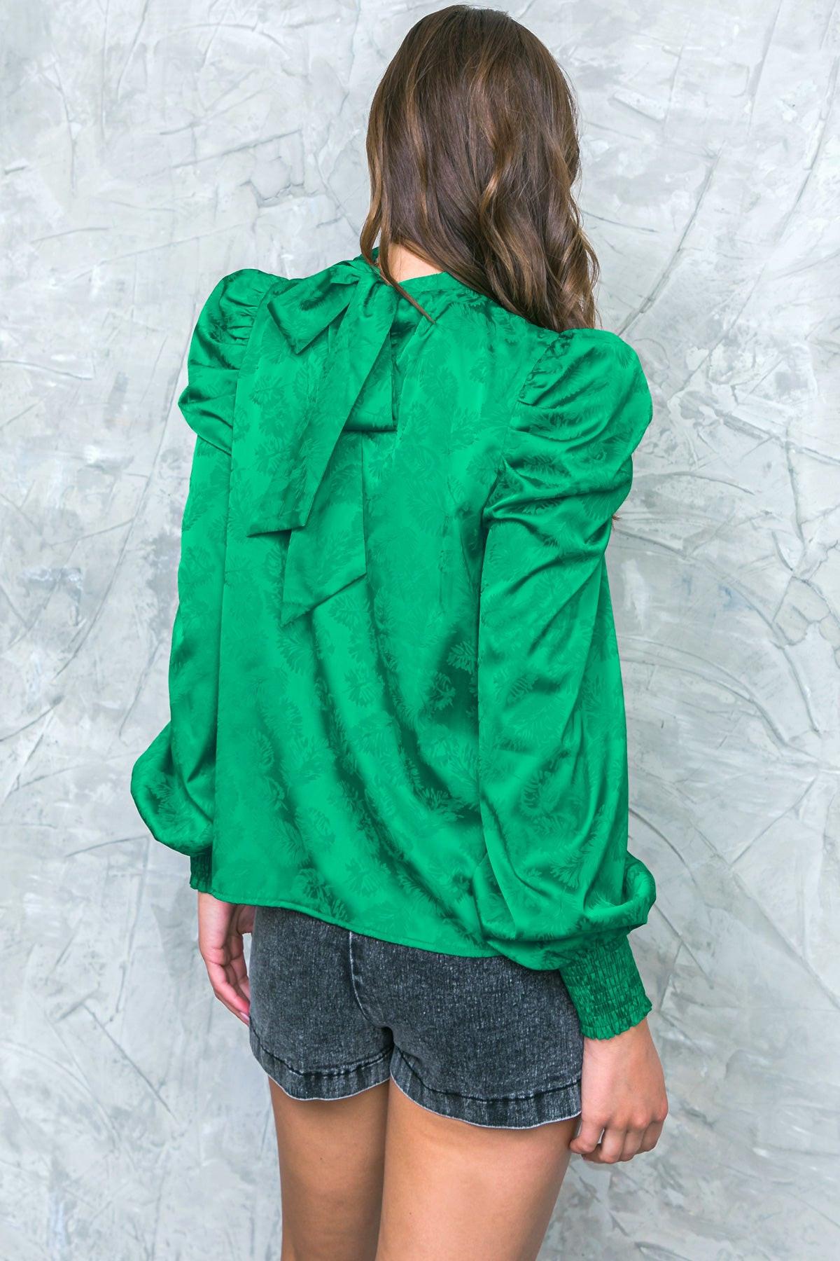 Stolen Glances Satin Top