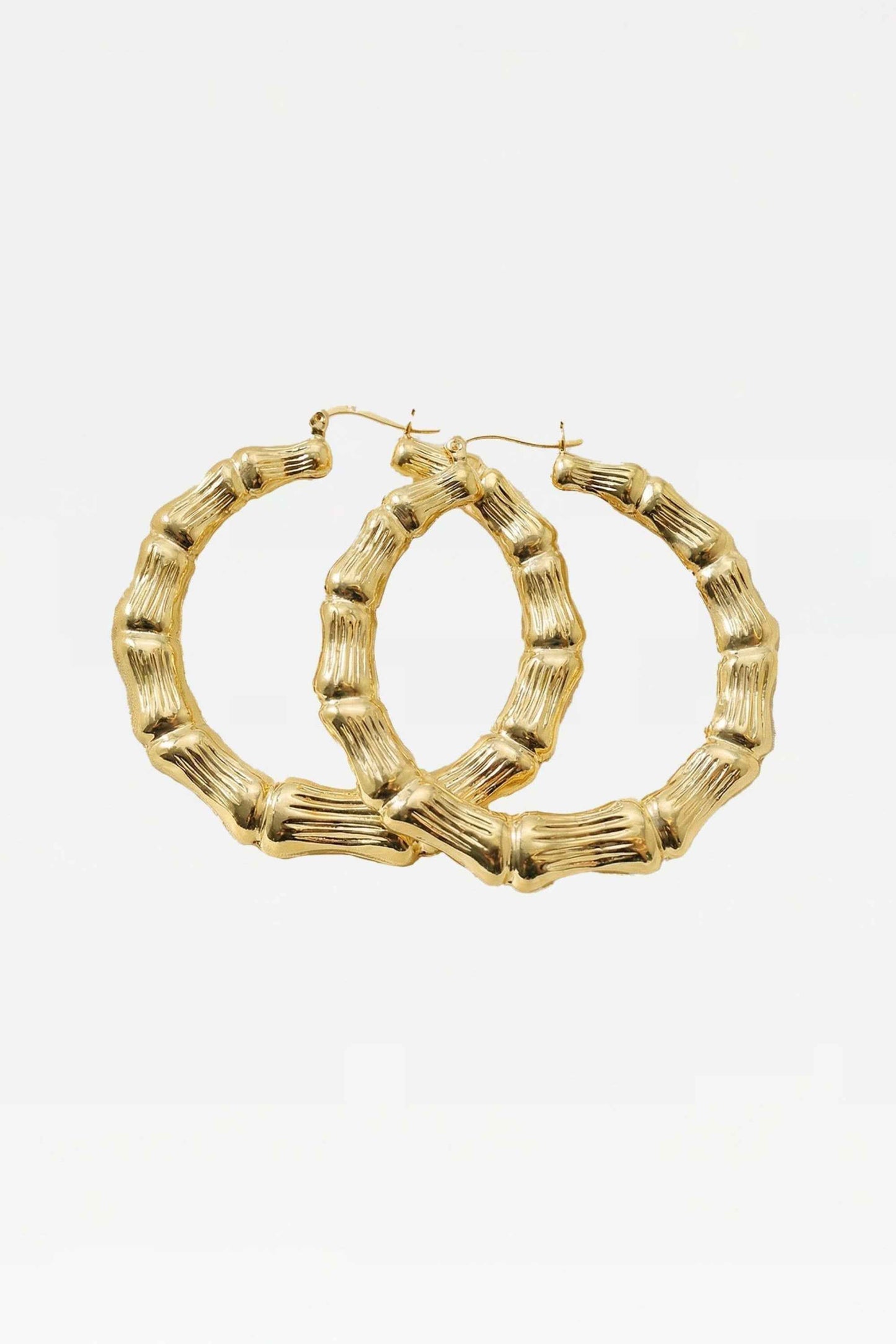 The Bamboo Hoop Earring