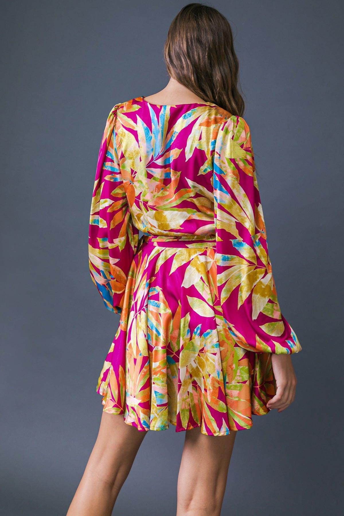 All Fall Along Woven Mini Dress