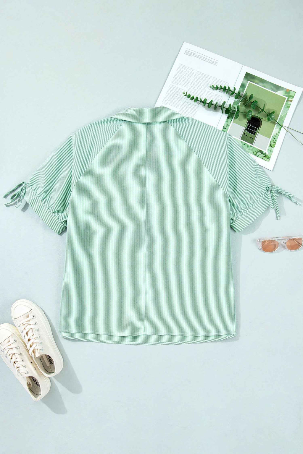 Anaya Collar Short Sleeve PLUS Blouse