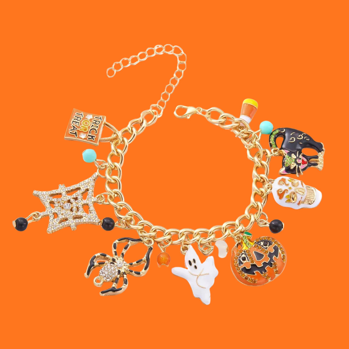 18K Gold-Plated Halloween Theme Bracelet