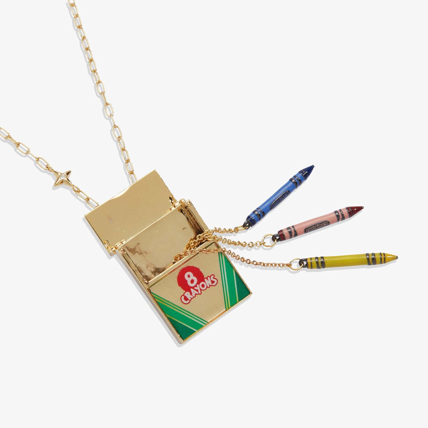 Crayola 'To Teach Is To Color A Life Forever' Crayon Box Locket