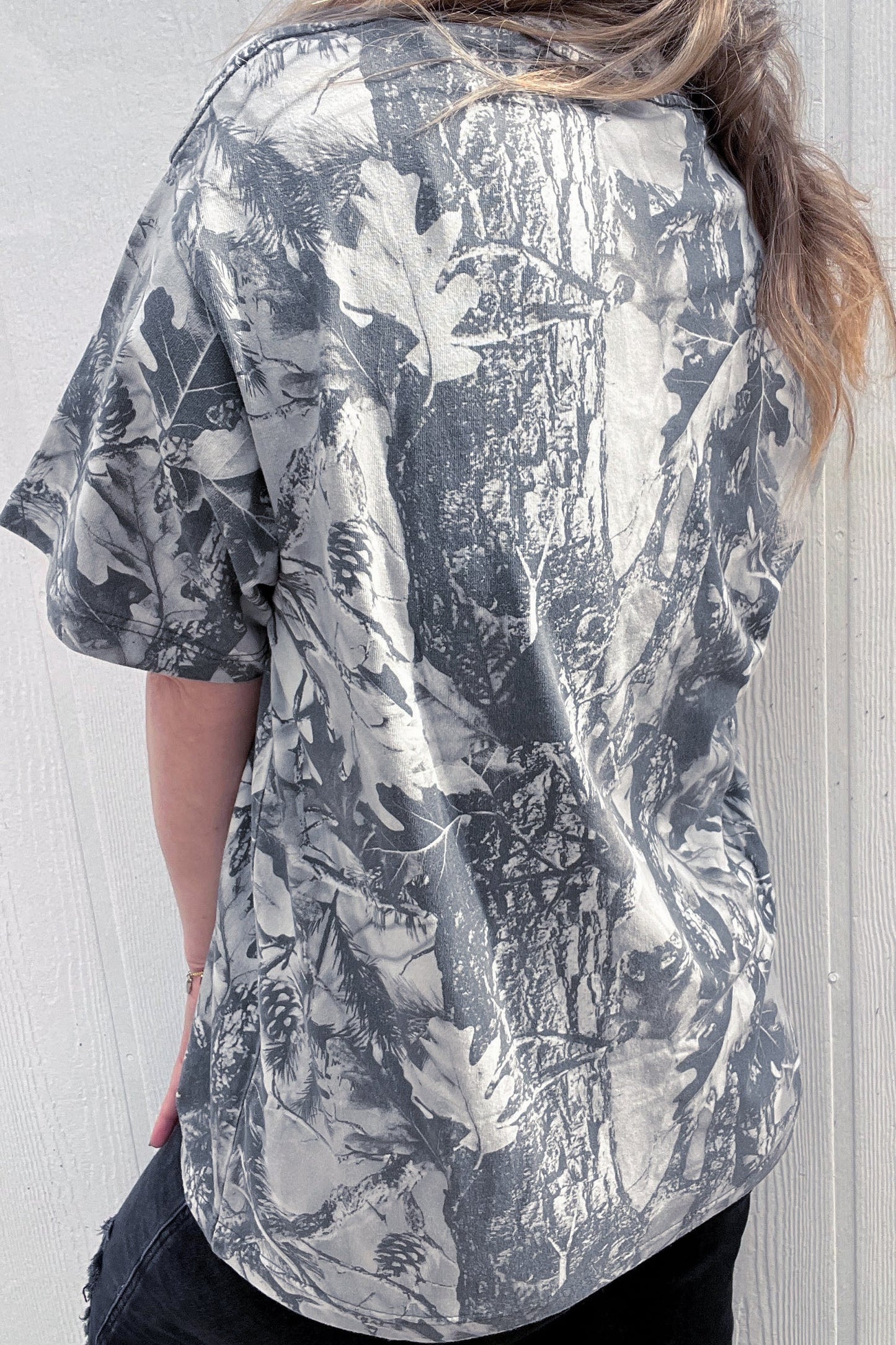 Plus Size Woodland Camo LOVE LIKE JESUS T-Shirt