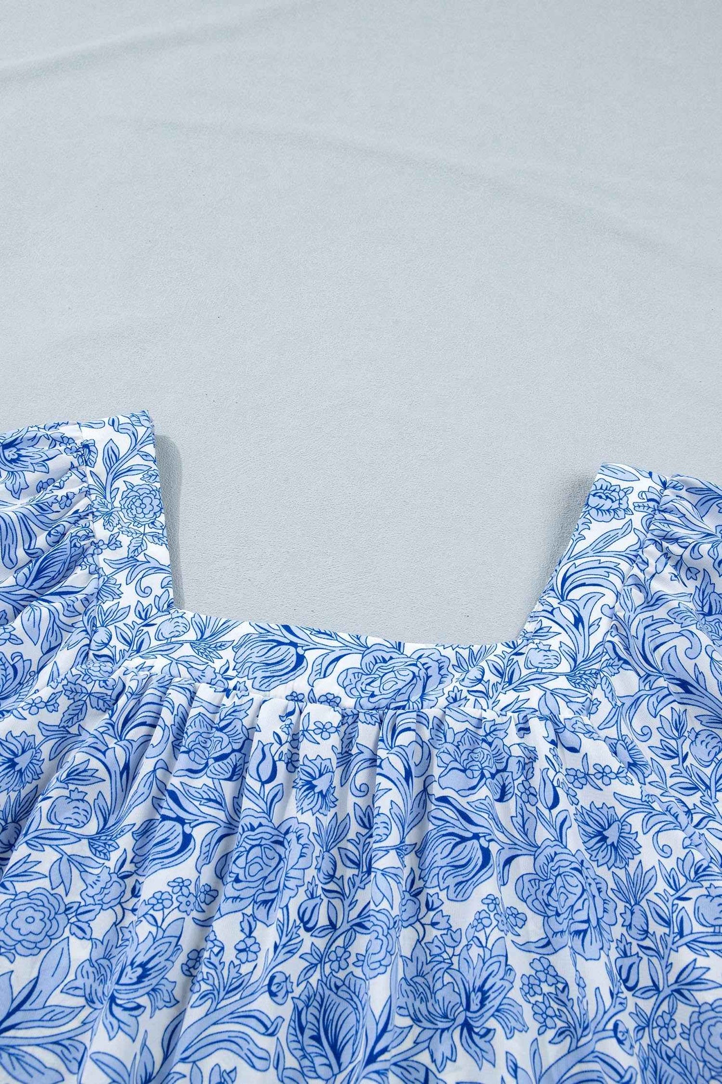 Lyanna Sleeve Pleated Floral Blouse