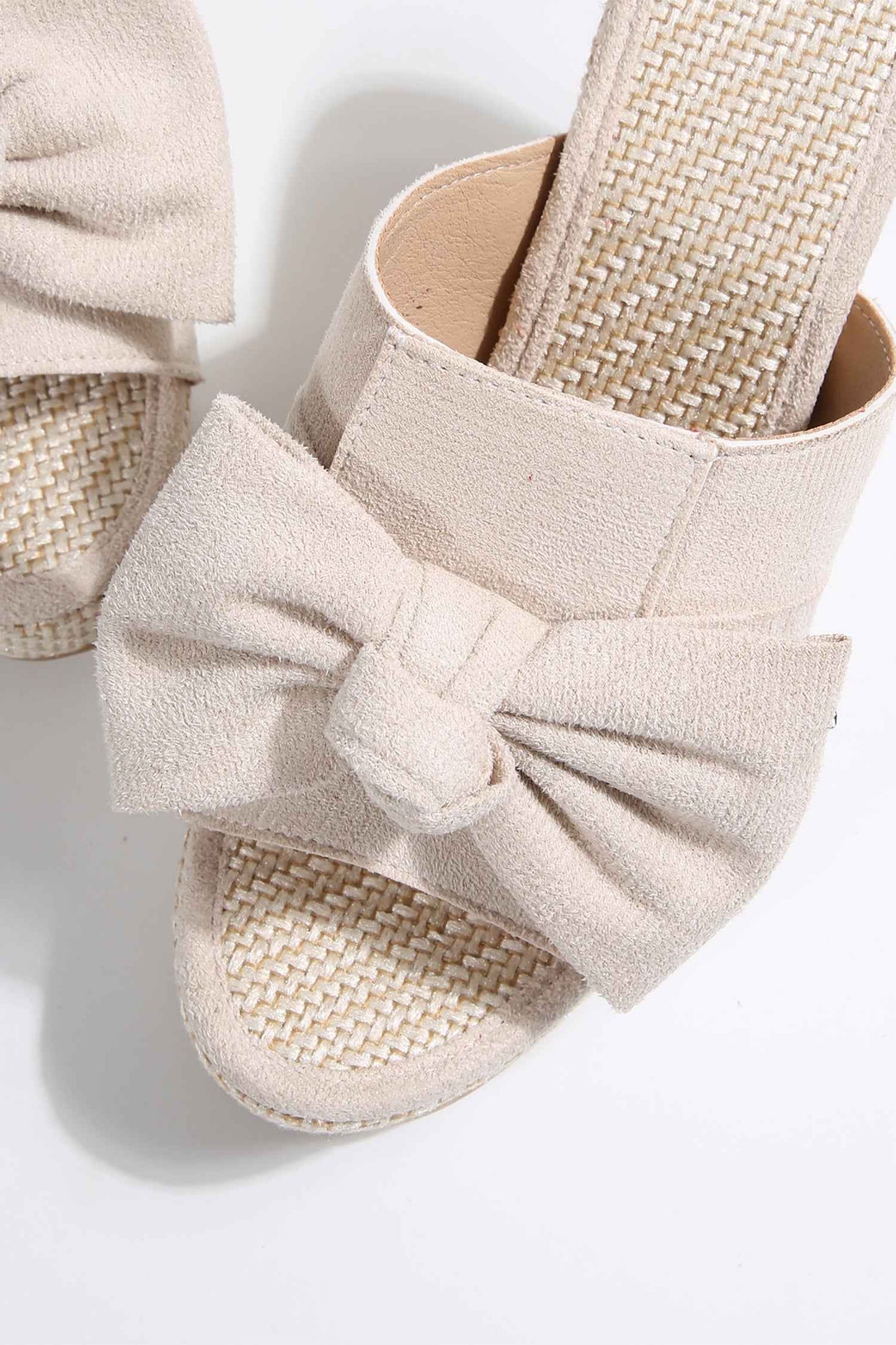 Nyomi Studded Wedge Platform Slippers