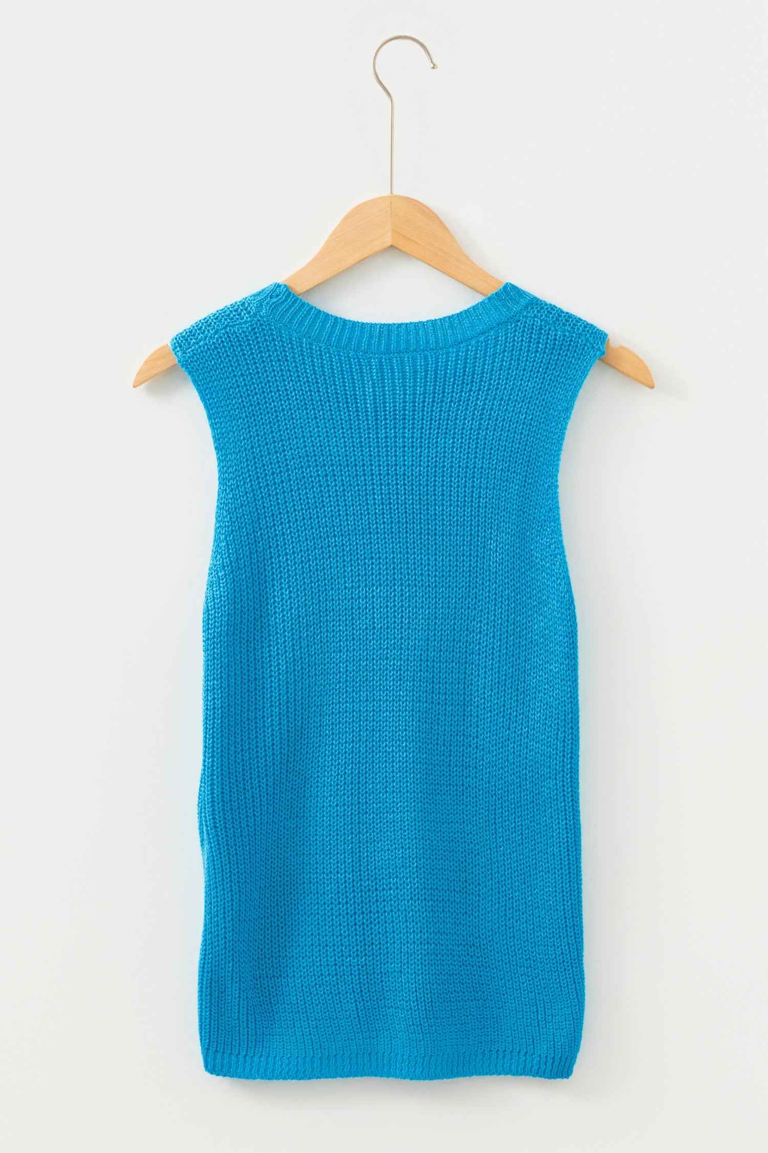 Sophia Script Graphic Sleeveless Sweater