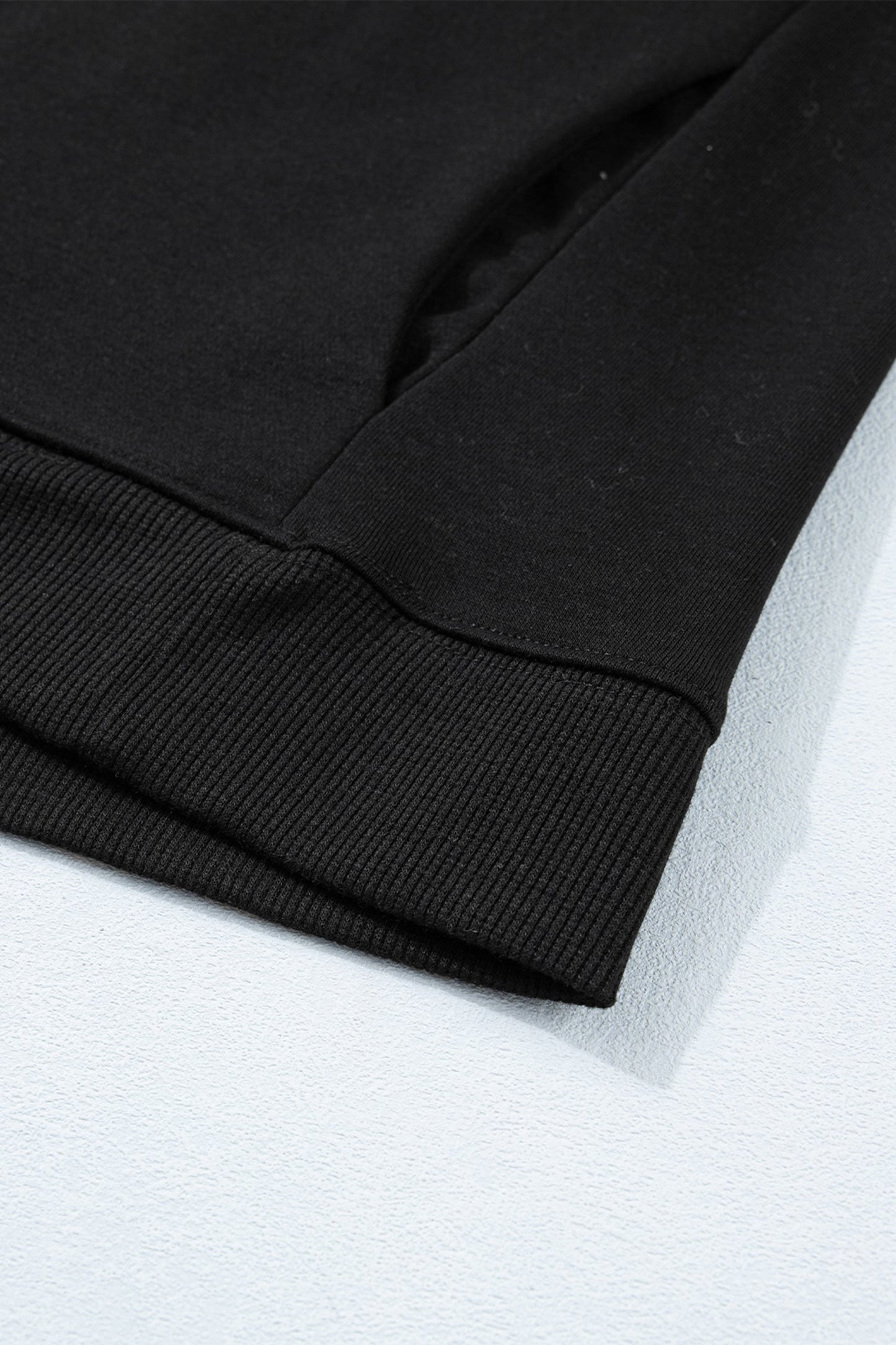 Solid Mock Neck Cap Sleeve Oversized Top