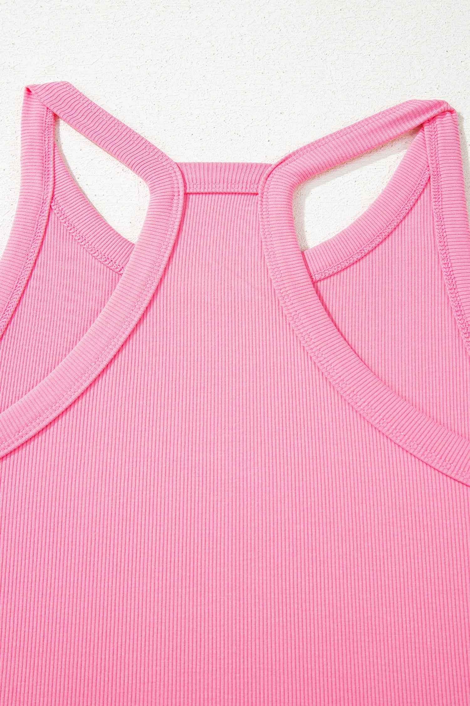 Meredith Slim Ribbed Tank Top Set