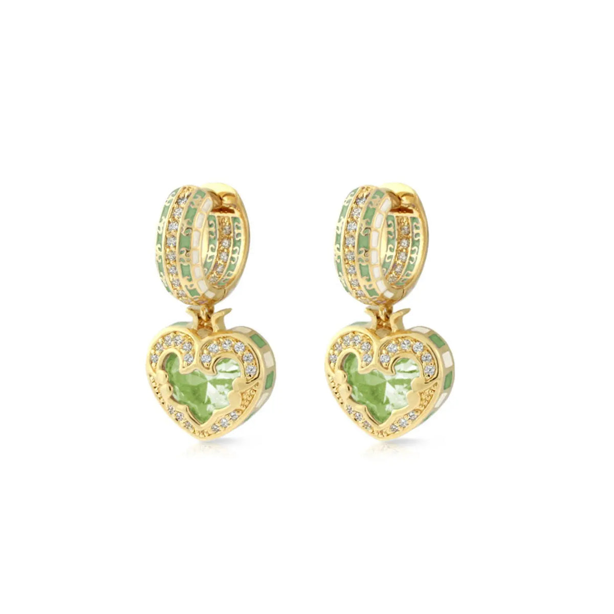 Renaissance Heart Earrings