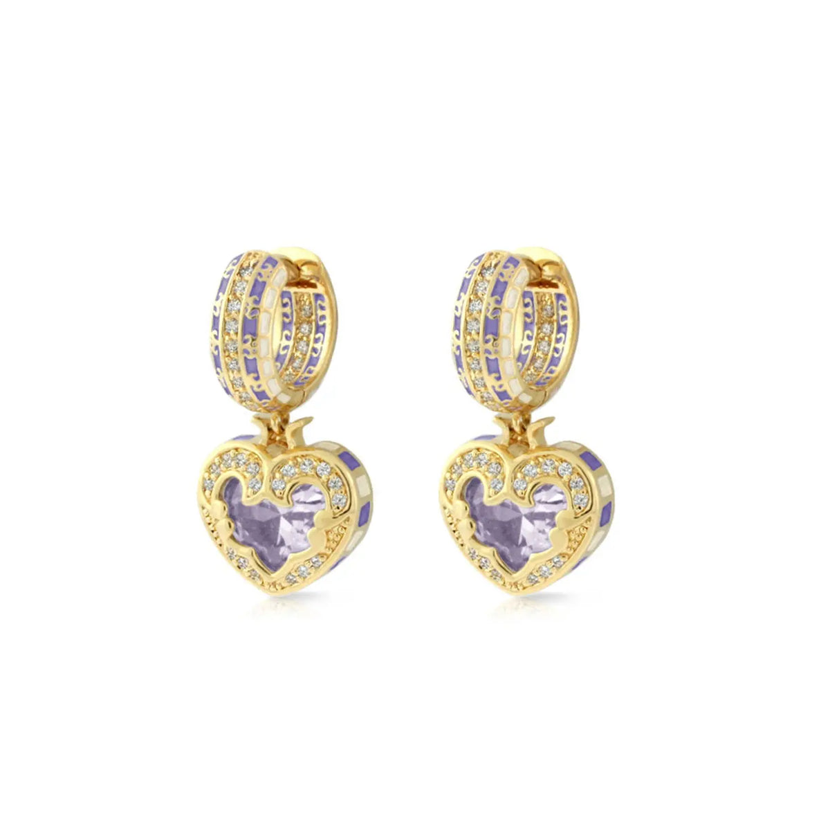 Renaissance Heart Earrings
