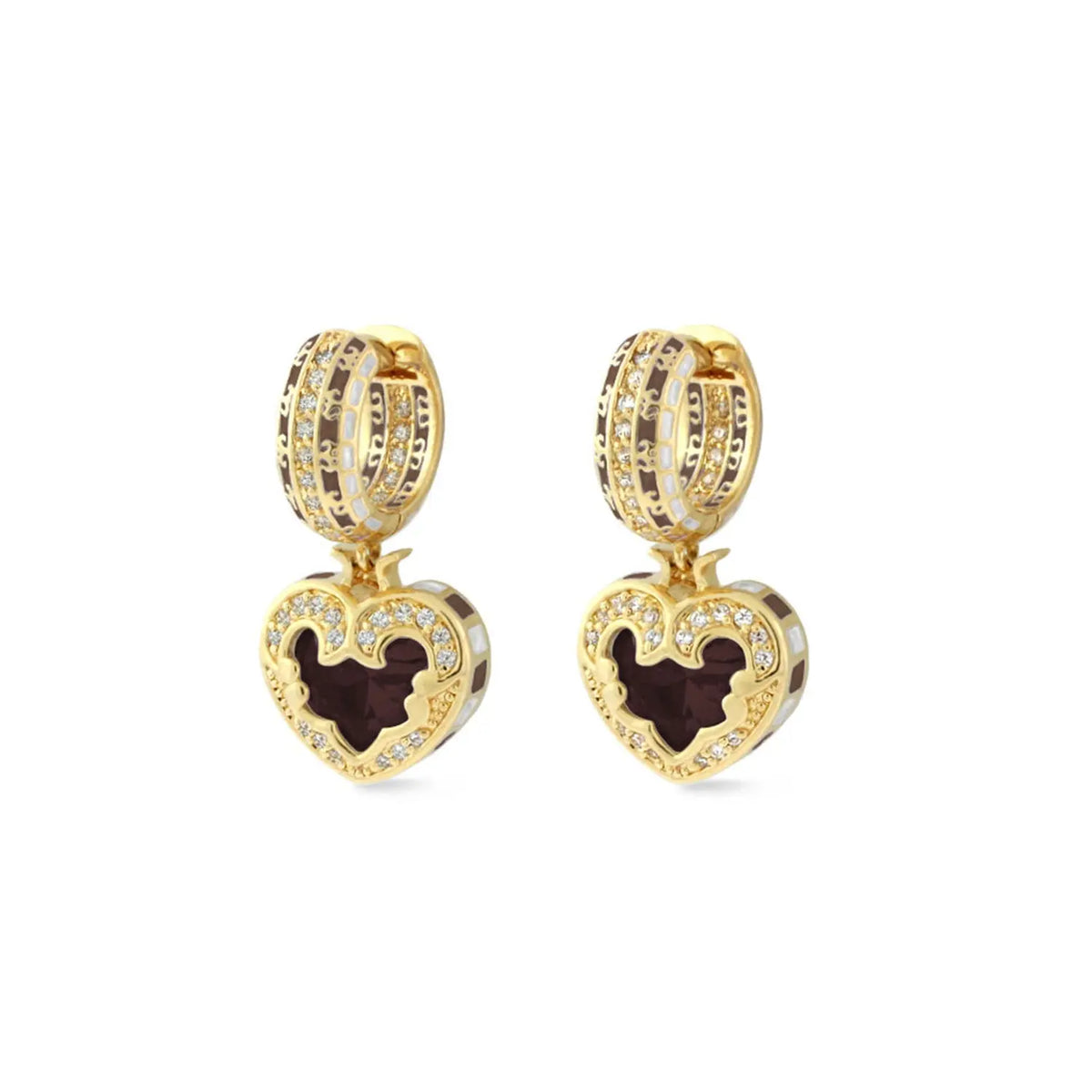 Renaissance Heart Earrings