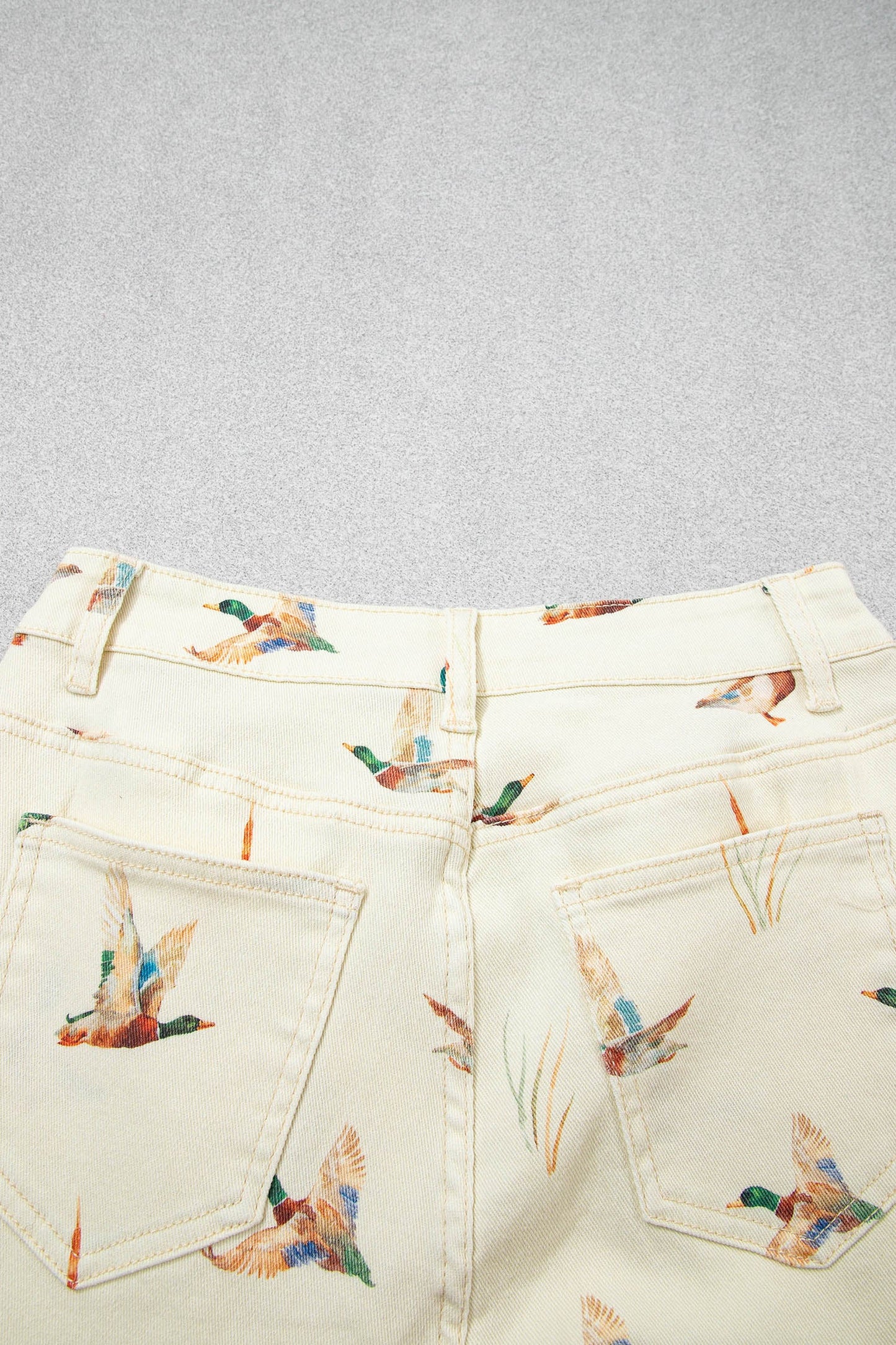 Western Mallard Cuffed Hem Shift Jeans