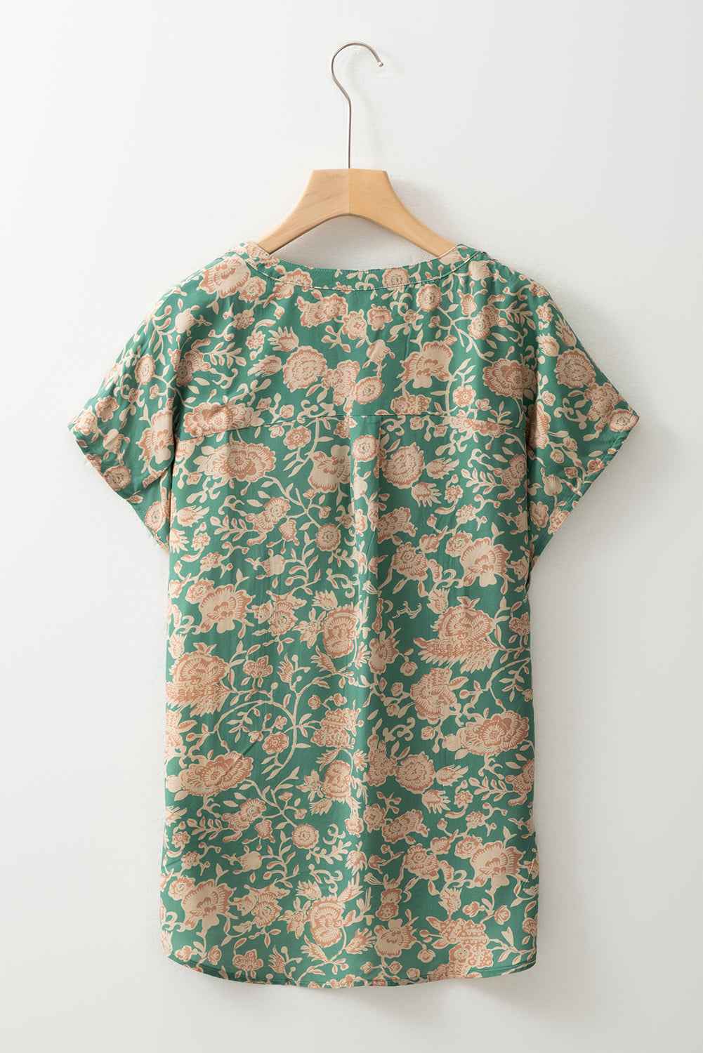 Bethany Pleated Short Sleeve Blouse