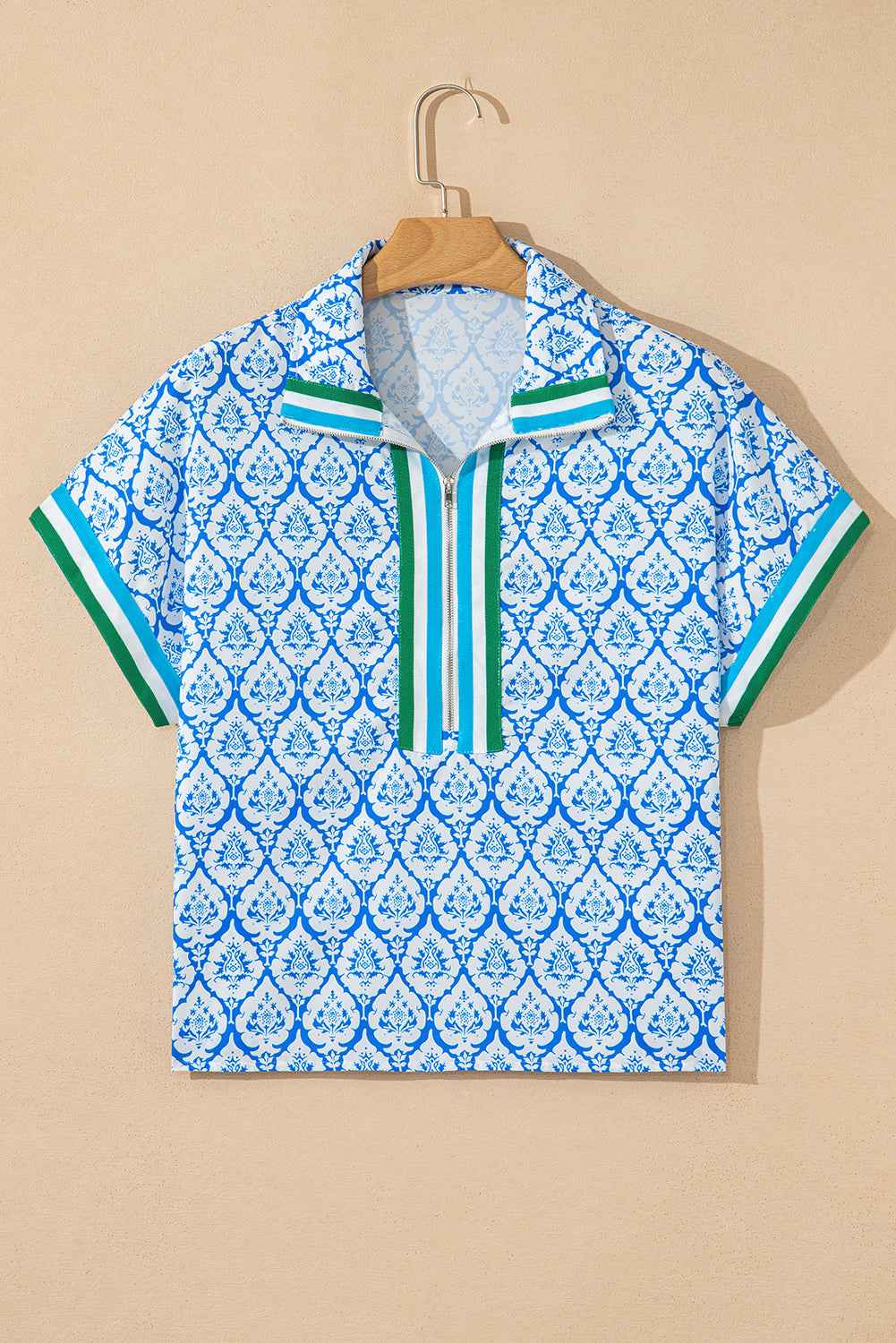 Jade Sleeve Summer Blouse Top