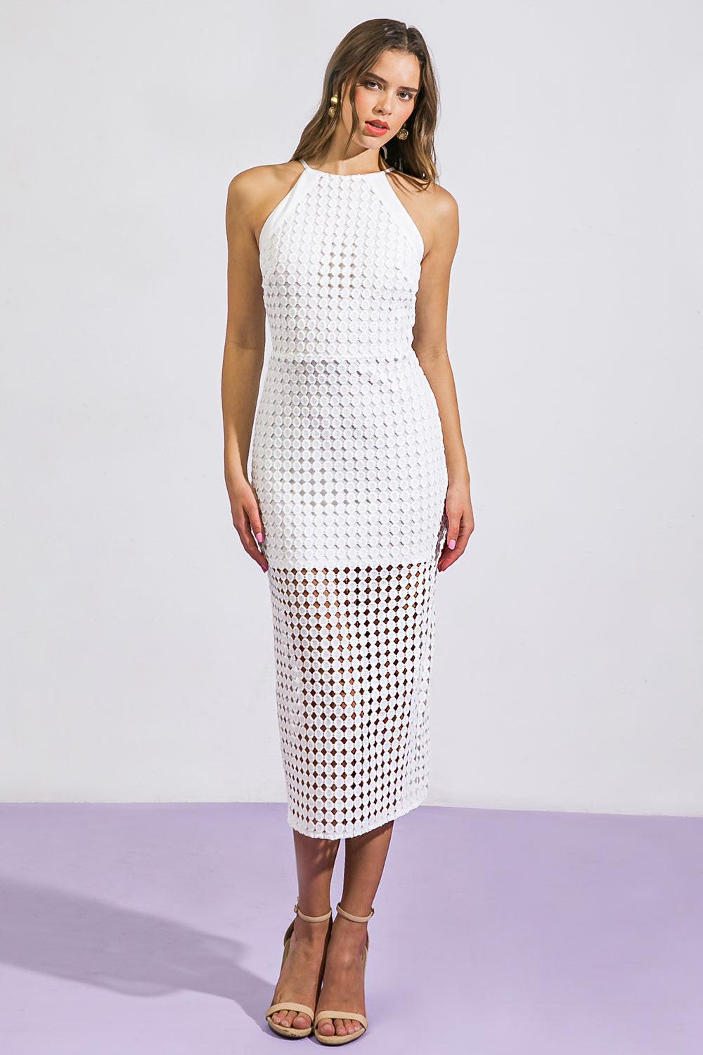 Thankful Soul Woven Midi Dress