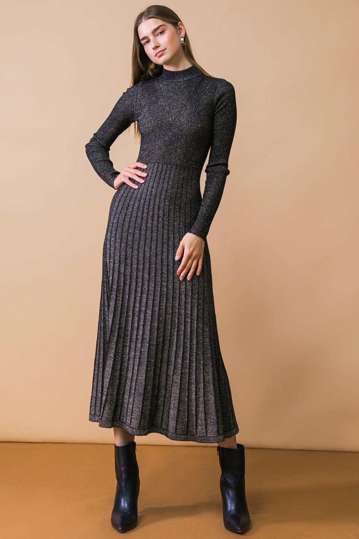 Stay Coze Sweater Mini Dress
