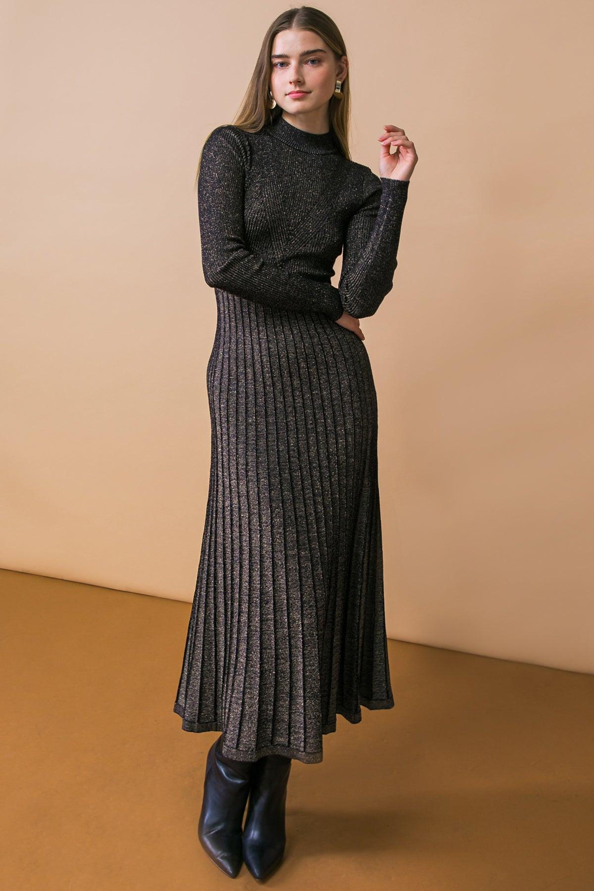 Stay Coze Sweater Mini Dress