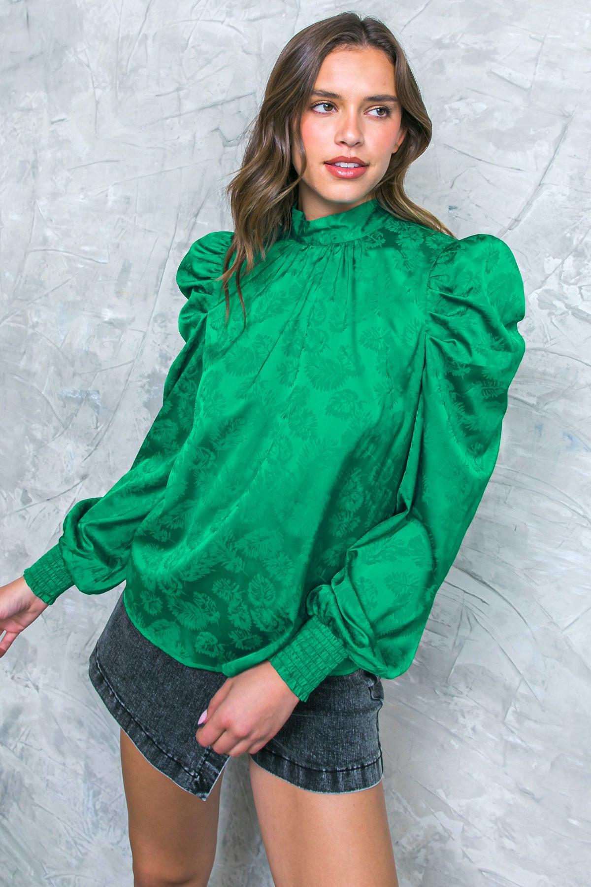 Stolen Glances Satin Top