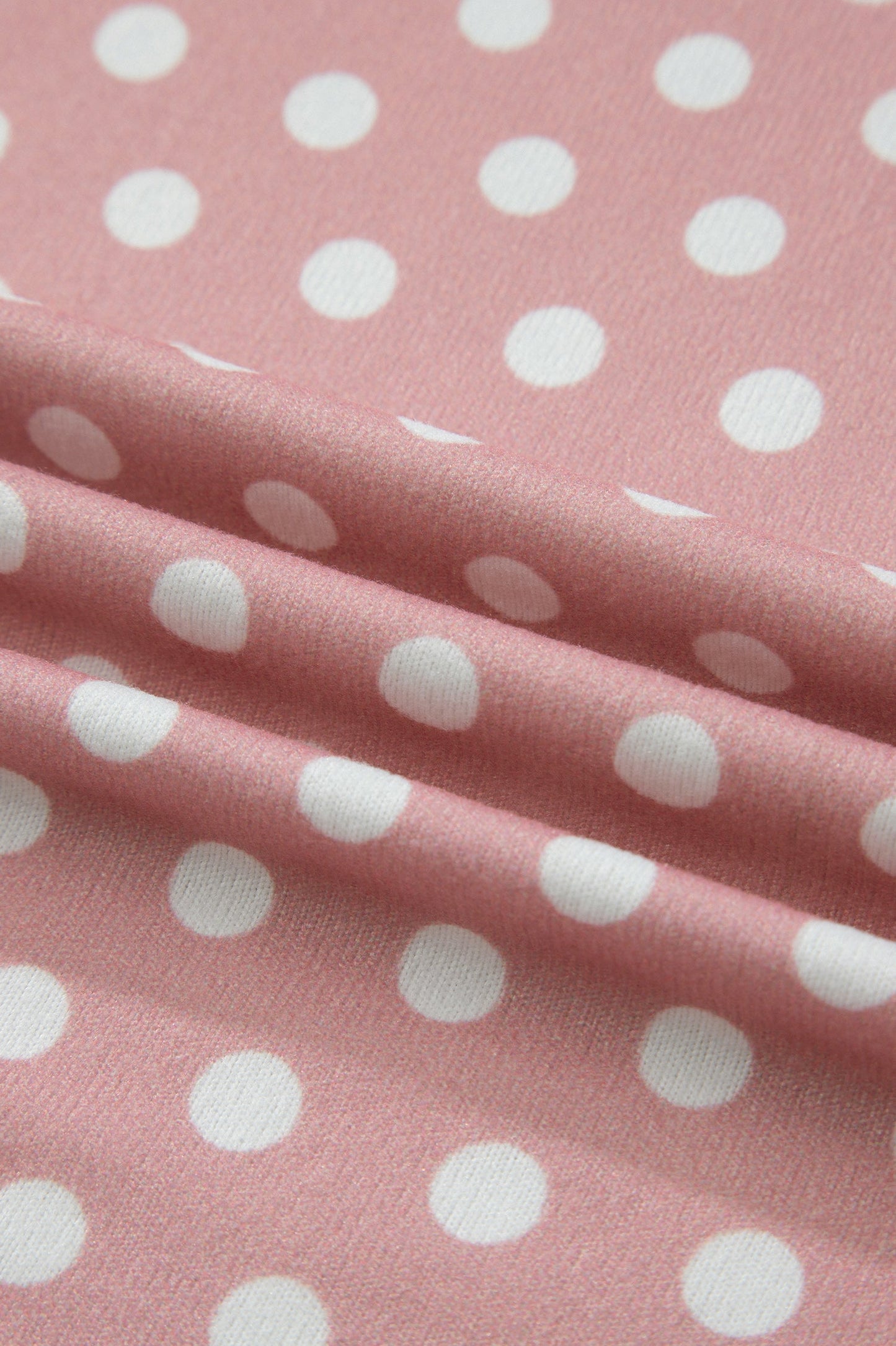 Polka Dot Relaxed Top & Drawstring Shorts Set