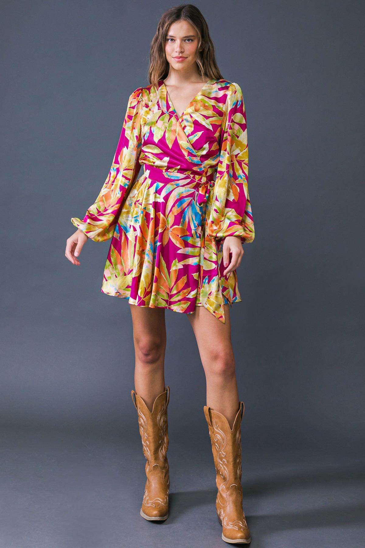 All Fall Along Woven Mini Dress