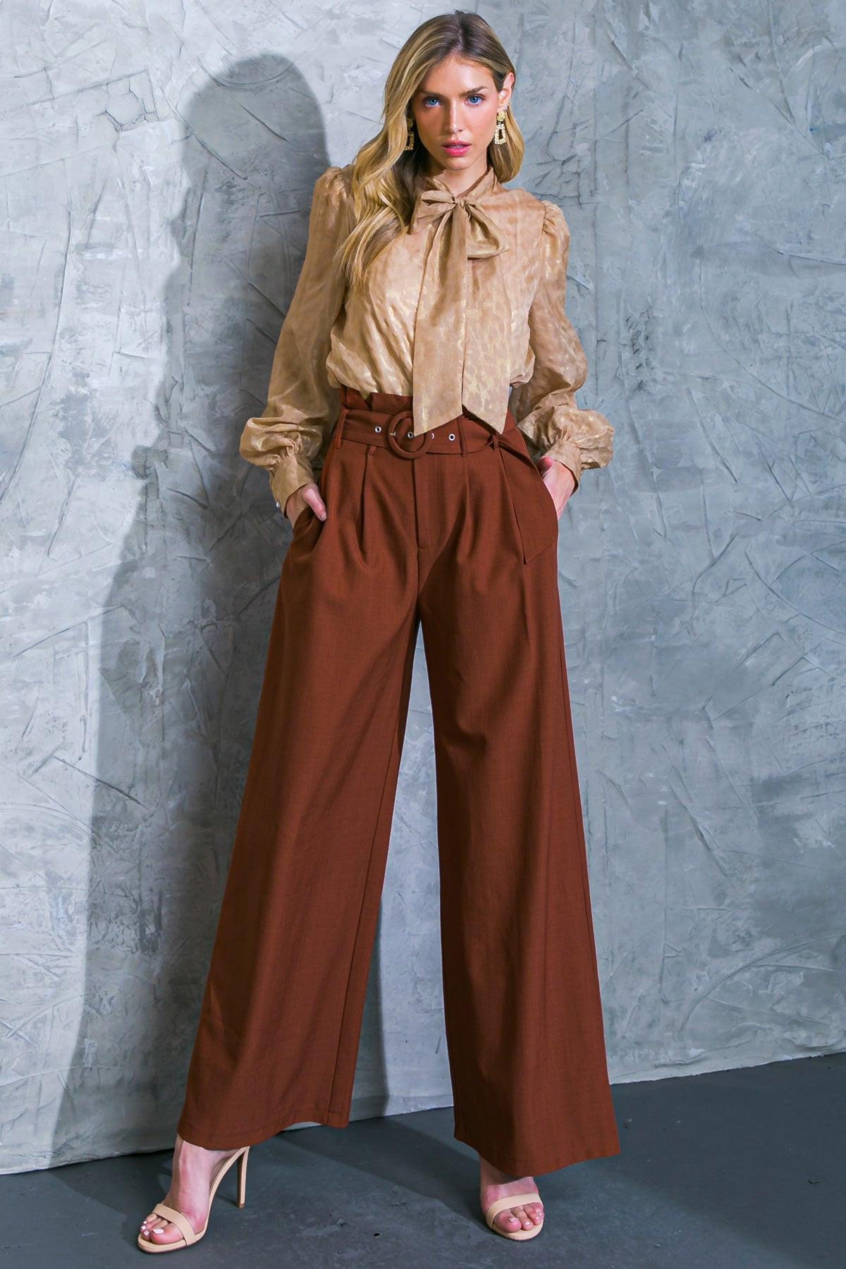 STARE DOWN THE PAST WOVEN PANTS