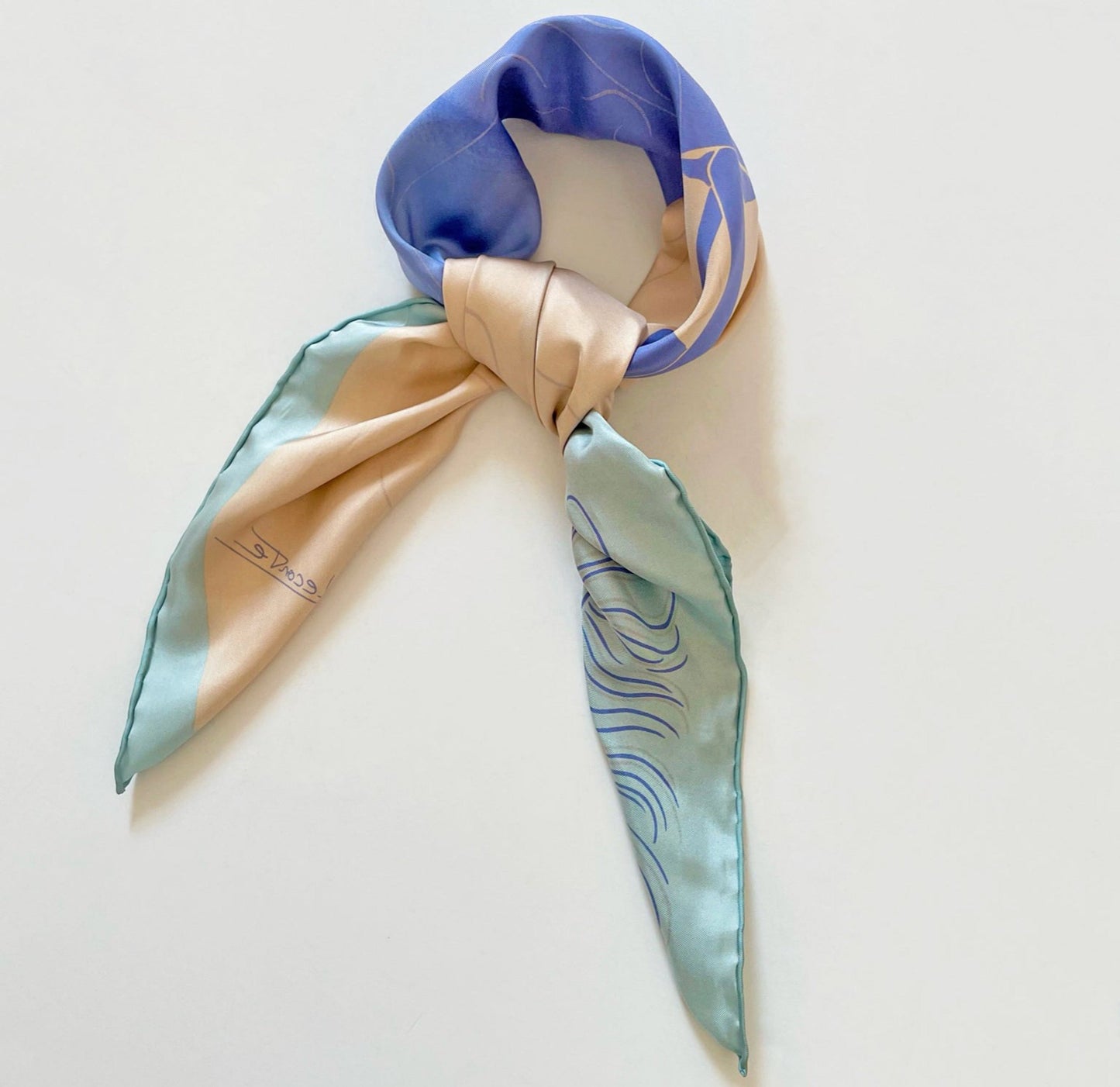 GEMINI SILK SCARF - JACQUES LECONTE