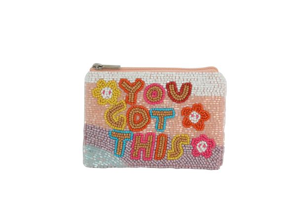 Cute Beaded Coin Purse