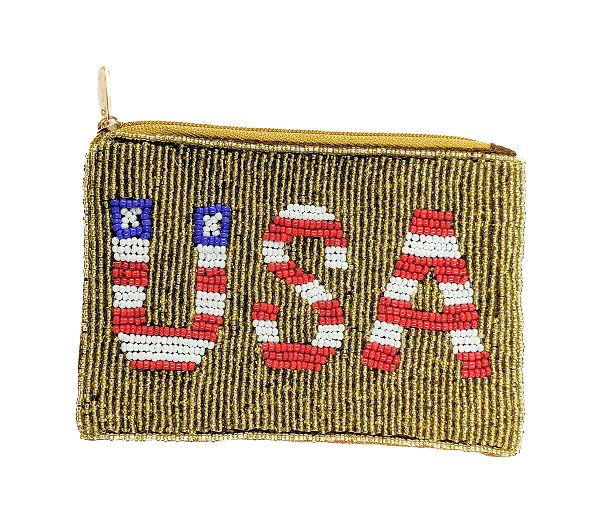 Cute Beaded Coin Purse