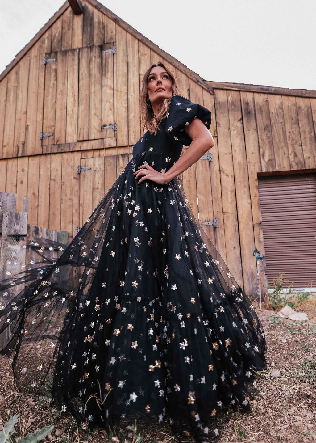 Wendy Dress Black Star
