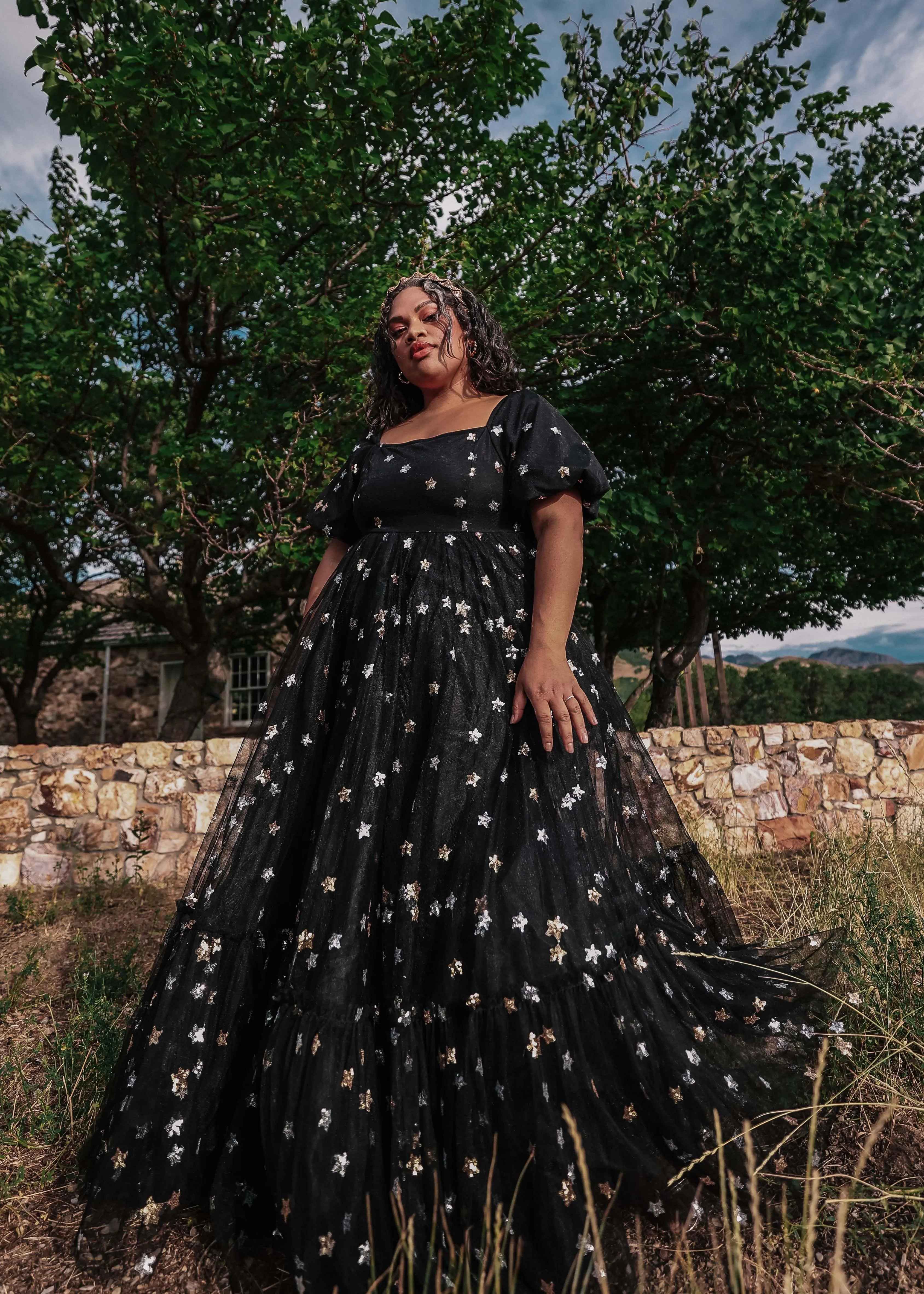 Wendy Dress Black Star