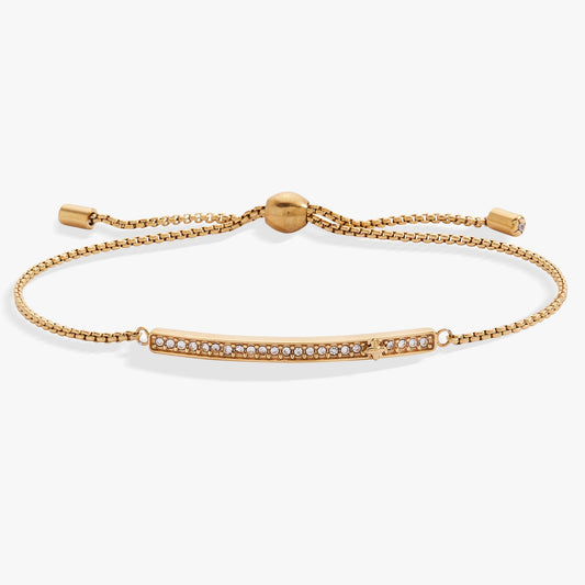 April Everyday Birthstone Pave Bolo Bracelet