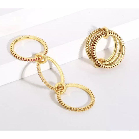 Pave Ring Set