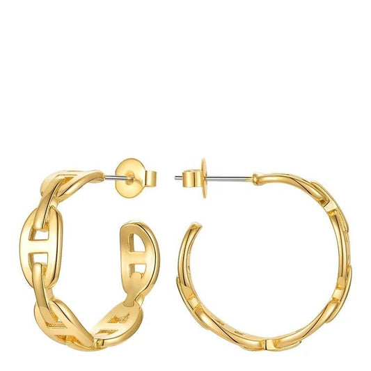 Rosie Link Hoop Earrings