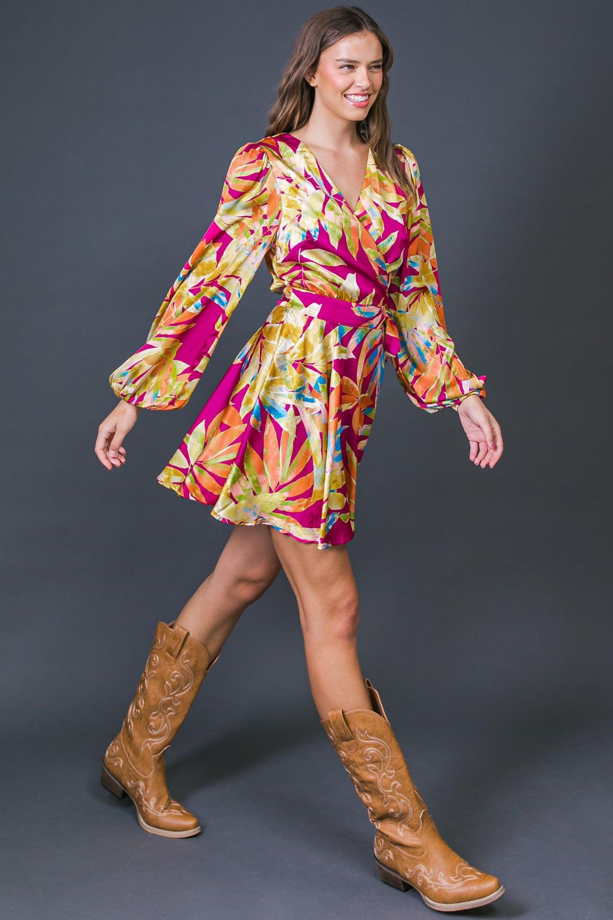 All Fall Along Woven Mini Dress