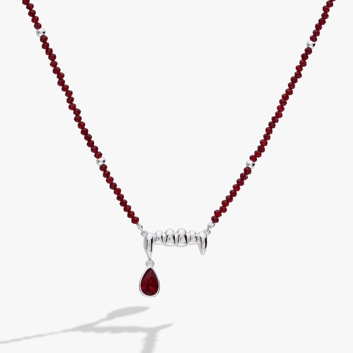 Vampire Teeth Fangs Pendant Necklace